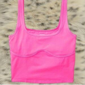 PINK Victoria's Secret Bright Pink Tank Top